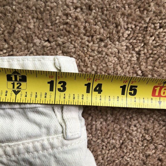 Free People, We The Free White Denim Mini Skirt, Size 27, Pockets, Cotton - Picture 9 of 10